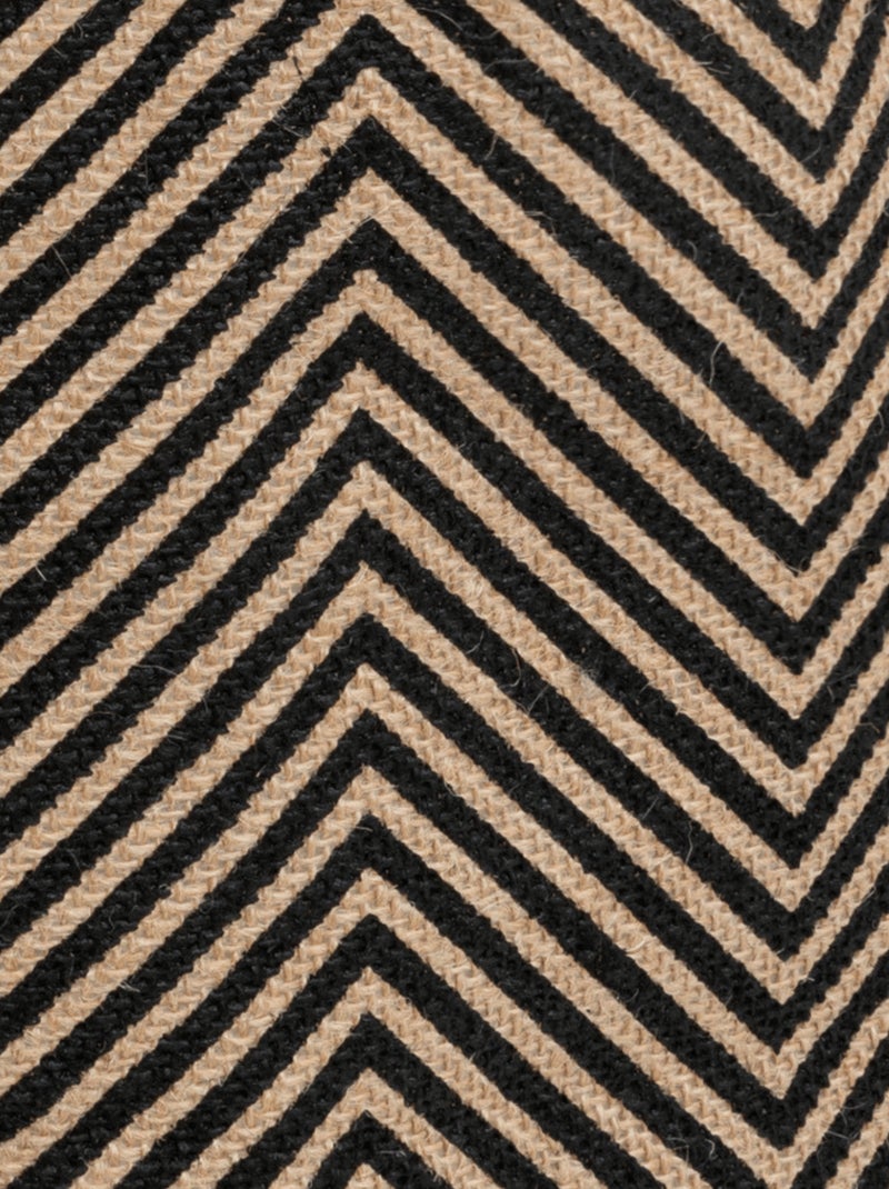 Panier de rangement à rayures Beige - Kiabi