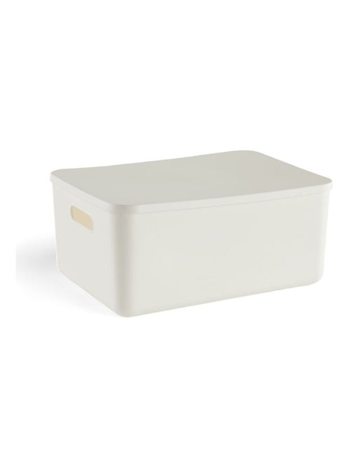 Panier de rangement avec couvercle plastique EQUIPMENT - Kiabi
