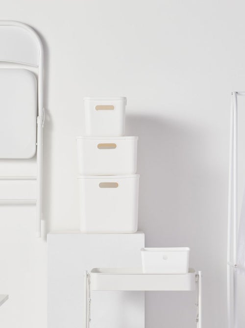 Panier de rangement avec couvercle plastique EQUIPMENT - Kiabi