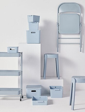 Panier de rangement avec couvercle plastique EQUIPMENT