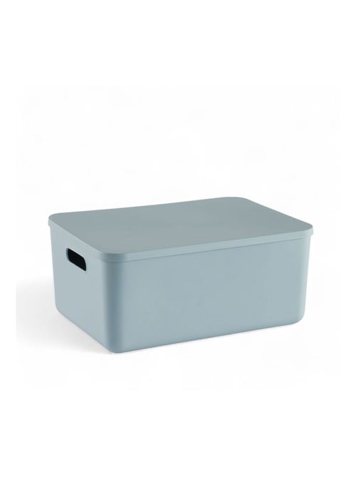 Panier de rangement avec couvercle plastique EQUIPMENT - Kiabi