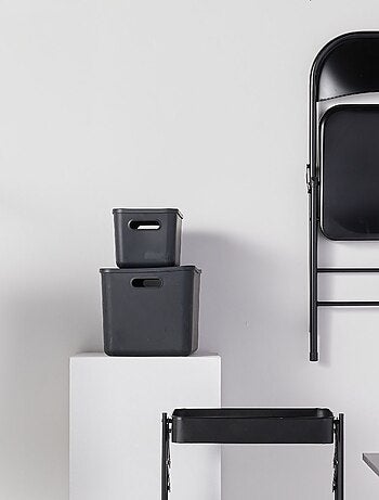 Panier de rangement avec couvercle plastique EQUIPMENT