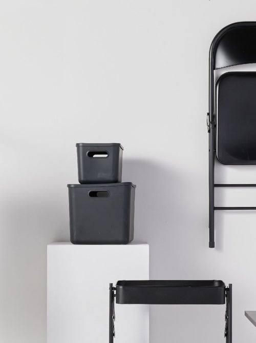 Panier de rangement avec couvercle plastique EQUIPMENT - Kiabi