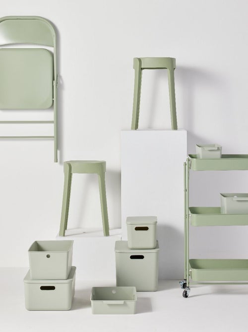 Panier de rangement avec couvercle plastique EQUIPMENT - Kiabi