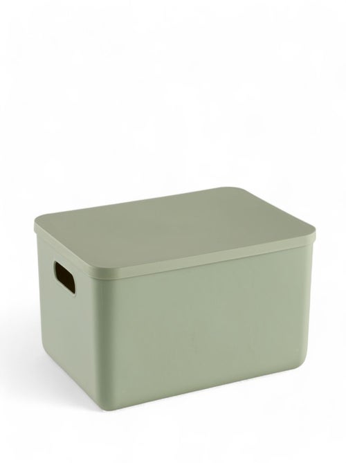 Panier de rangement avec couvercle plastique EQUIPMENT - Kiabi