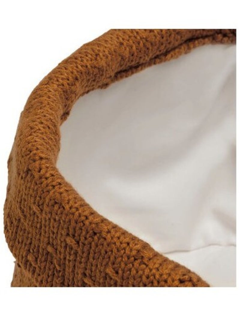 Panier de rangement Bliss Knit en coton Jollein Marron - Kiabi