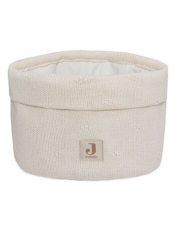 Panier de rangement Check Knit en coton Jollein