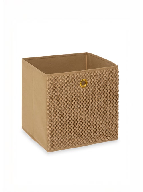 Panier de rangement décor tressé 31x31cm - AFIBEL - Kiabi