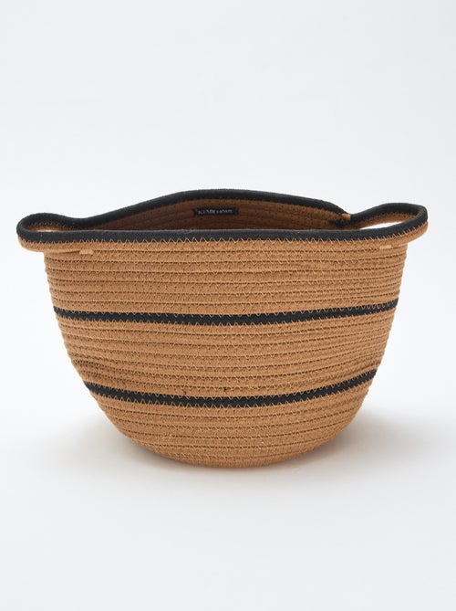 Panier de rangement décoratif - Kiabi