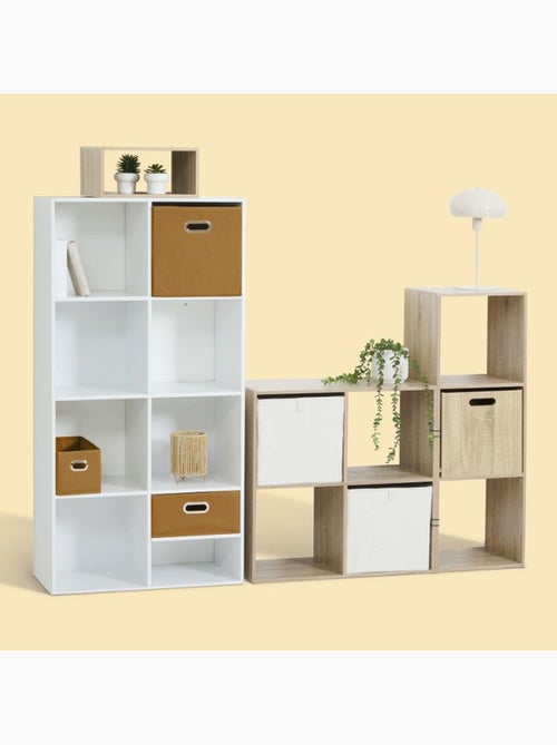 Panier de rangement effet chêne en MDF MIX'N MODUL - Kiabi