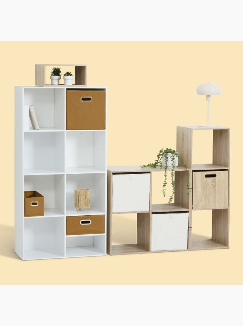 Panier de rangement effet chêne en MDF MIX'N MODUL Bois naturel - Kiabi