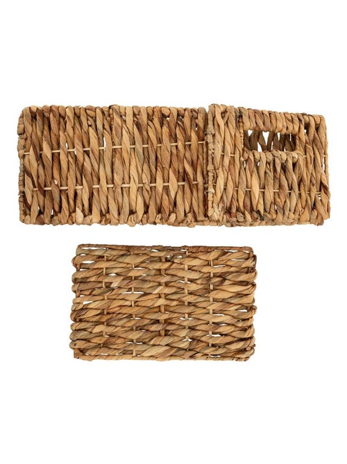 Panier de rangement en jacinthe - Kiabi