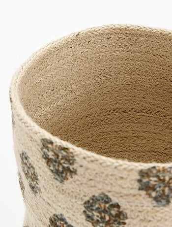 Panier de rangement en jute- Kiabi Home