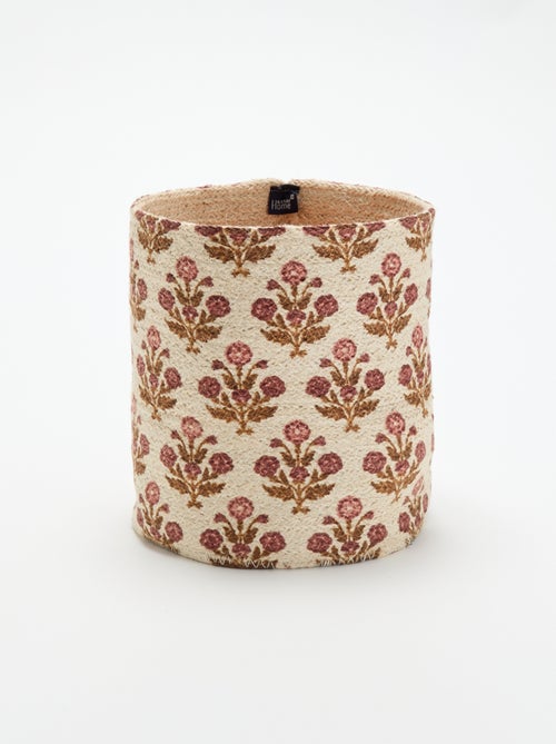 Panier de rangement en jute- Kiabi Home - Kiabi Panier de rangement en jute- Kiabi Home - Kiabi
