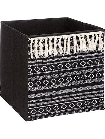 Panier de rangement en tissu à pompons MIX'N MODUL