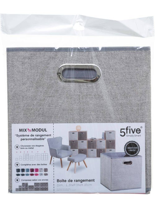 Panier de rangement en tissu cube mix'n modul - Kiabi