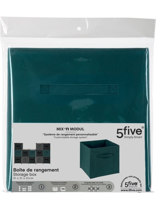 Panier de rangement en tissu cube MIX'N MODUL - Kiabi