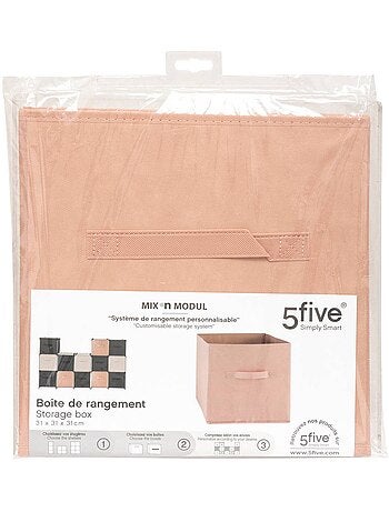 Panier de rangement en tissu cube MIX'N MODUL