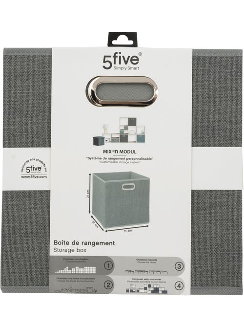 Panier de rangement en tissu cube MIX'N MODUL - Kiabi