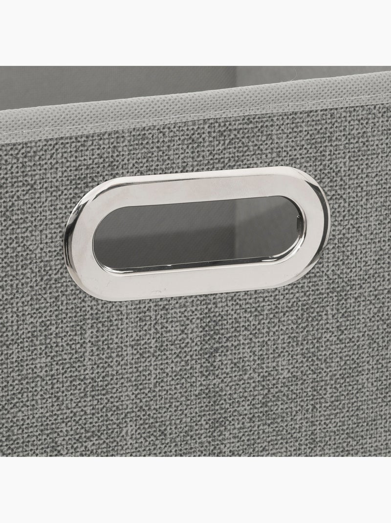 Panier de rangement en tissu cube MIX'N MODUL Gris clair - Kiabi