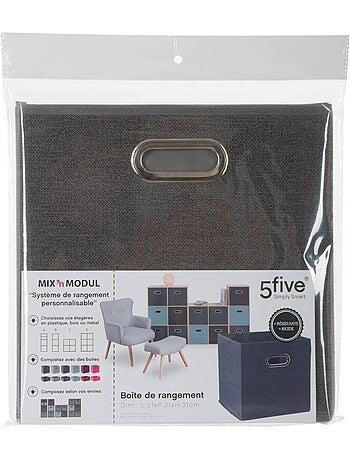 Panier de rangement en tissu cube MIX'N MODUL