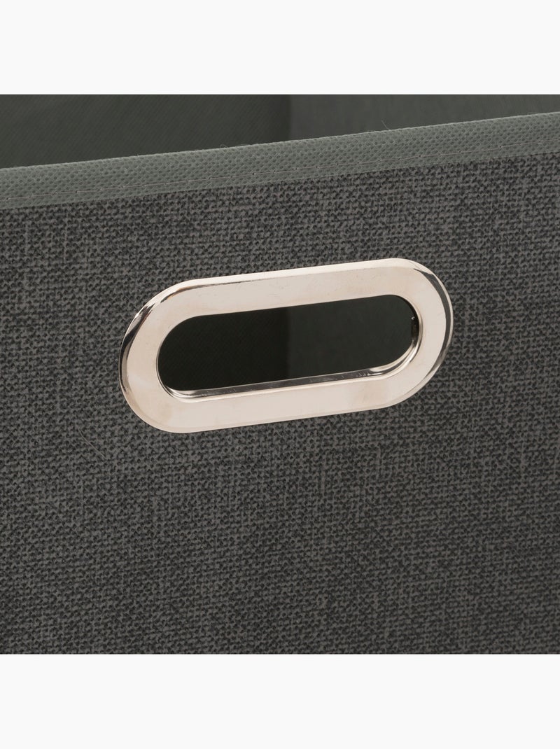 Panier de rangement en tissu cube MIX'N MODUL Gris foncé - Kiabi