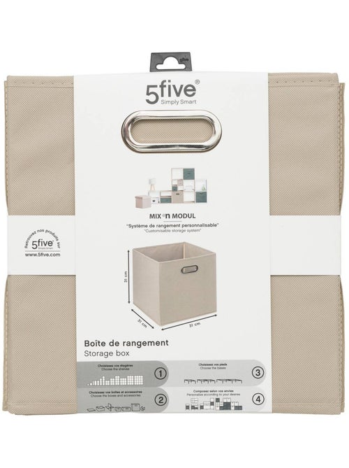 Panier de rangement en tissu cube MIX'N MODUL - Kiabi