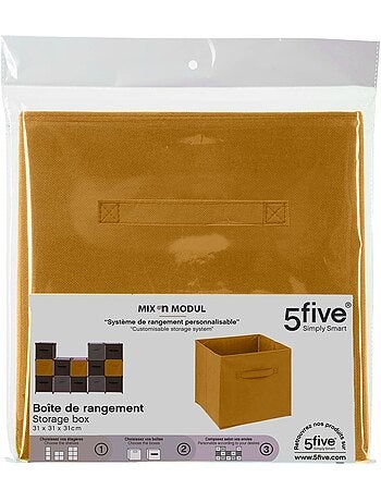 Panier de rangement en tissu cube MIX'N MODUL