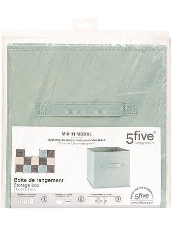 Panier de rangement en tissu cube MIX'N MODUL