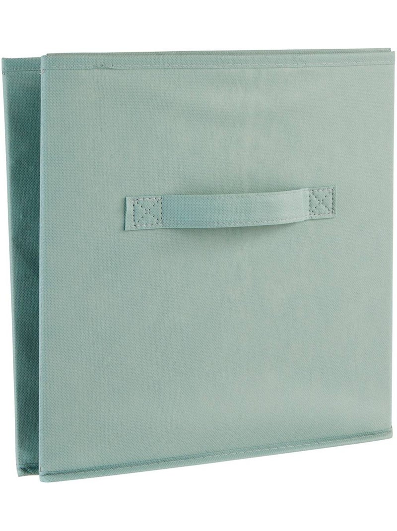 Panier de rangement en tissu cube MIX'N MODUL Vert clair - Kiabi
