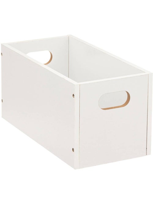Panier de rangement en tissu effet bois MIX'N MODUL - Kiabi