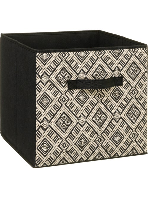 Panier de rangement en tissu imprimé MIX'N MODUL - Kiabi