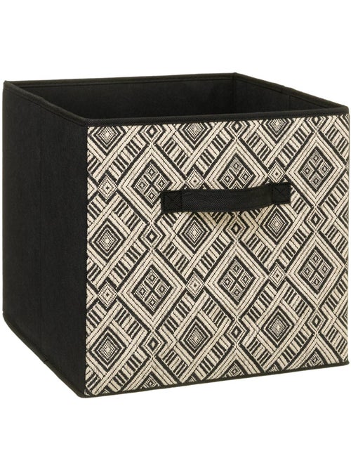 Panier de rangement en tissu imprimé MIX'N MODUL - Kiabi