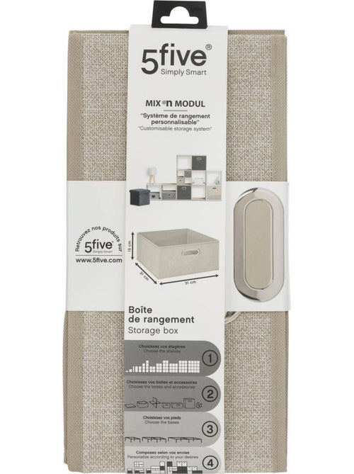 Panier de rangement en tissu MIX'N MODUL - Kiabi