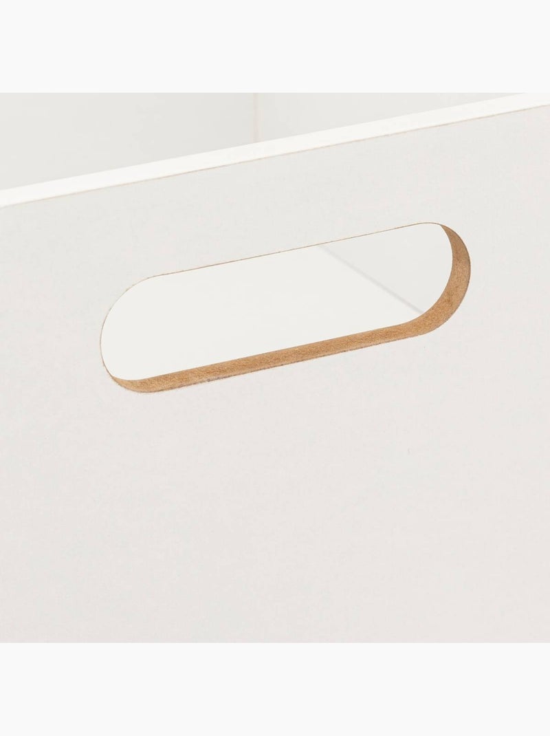 Panier de rangement en tissu mix'n modul Blanc - Kiabi