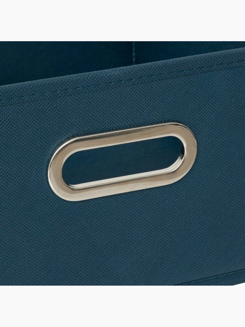 Panier de rangement en tissu MIX'N MODUL Bleu pétrole - Kiabi