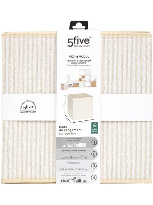 Panier de rangement en tissu MIX'N MODUL - Kiabi