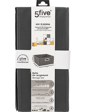 Panier de rangement en tissu mix'n modul