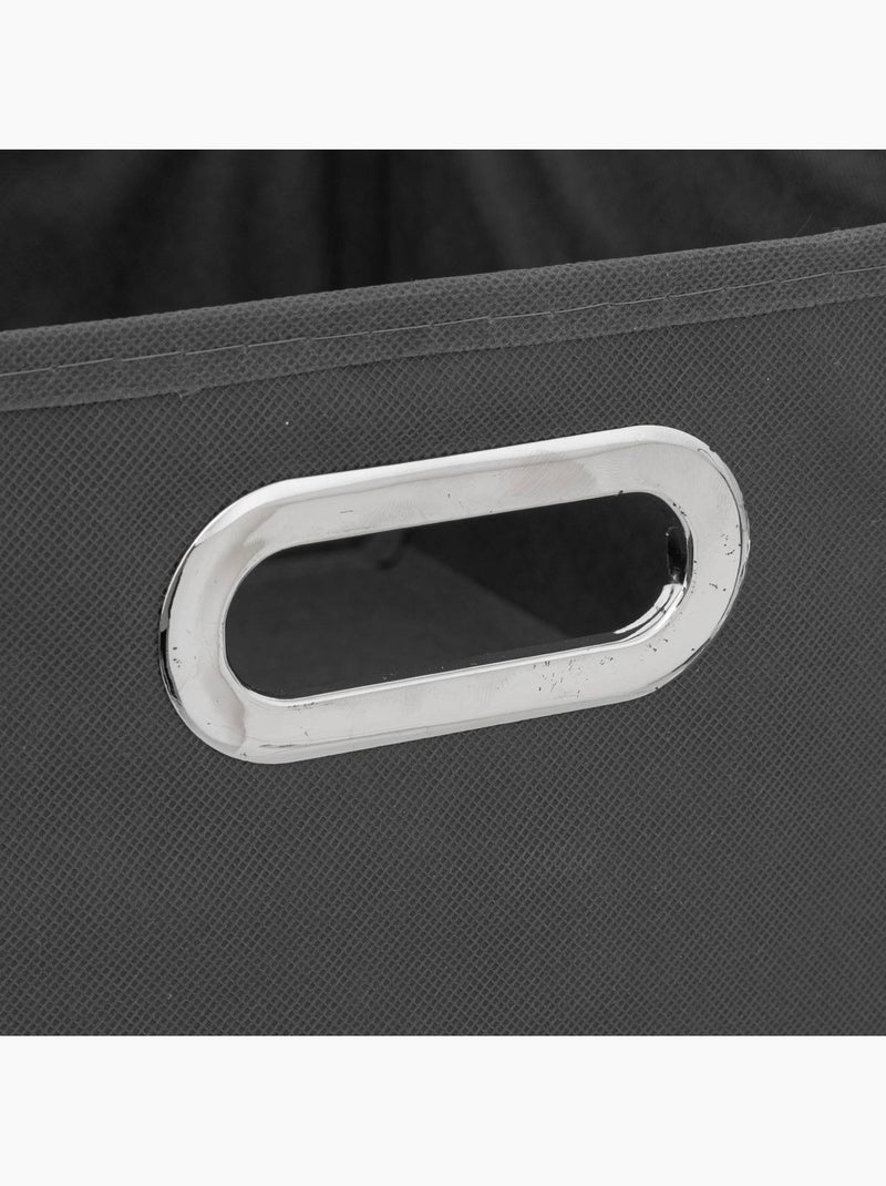 Panier de rangement en tissu mix'n modul gris anthracite - Kiabi