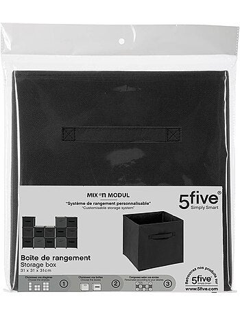 Panier de rangement en tissu cube MIX'N MODUL