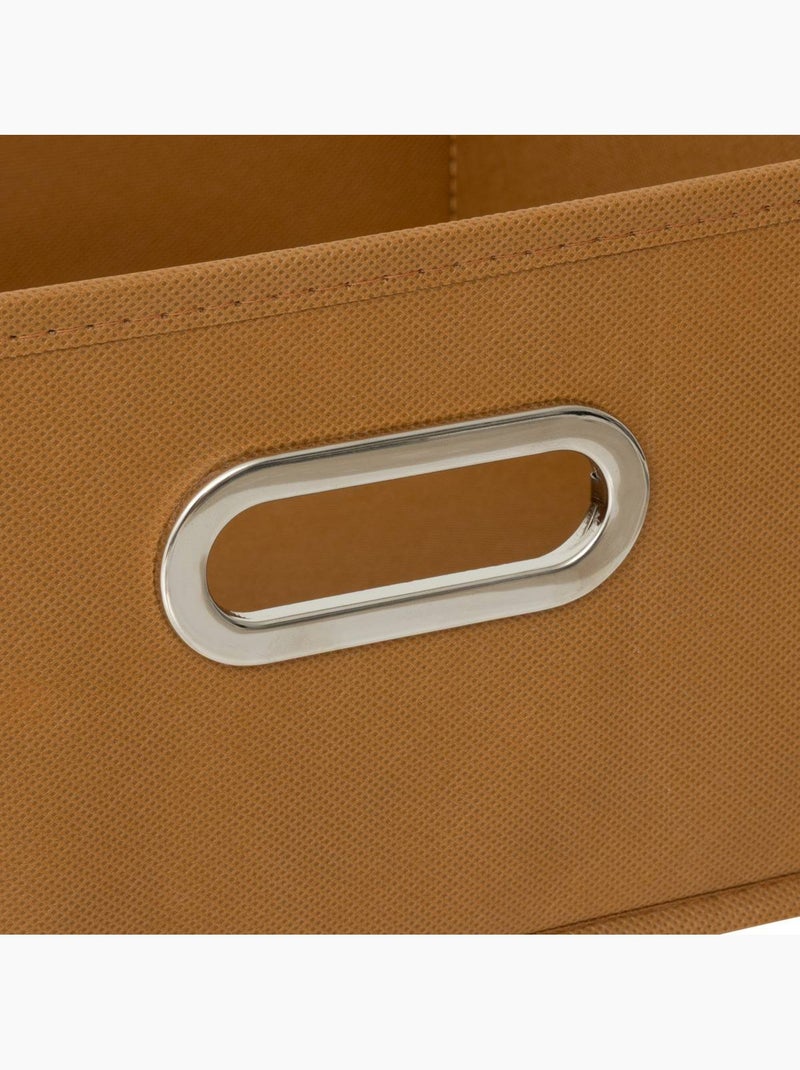 Panier de rangement en tissu MIX'N MODUL Moutarde - Kiabi