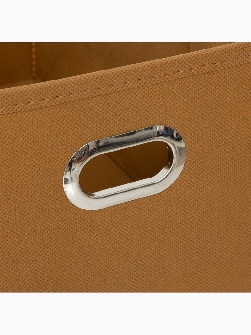 Panier de rangement en tissu MIX'N MODUL Moutarde - Kiabi