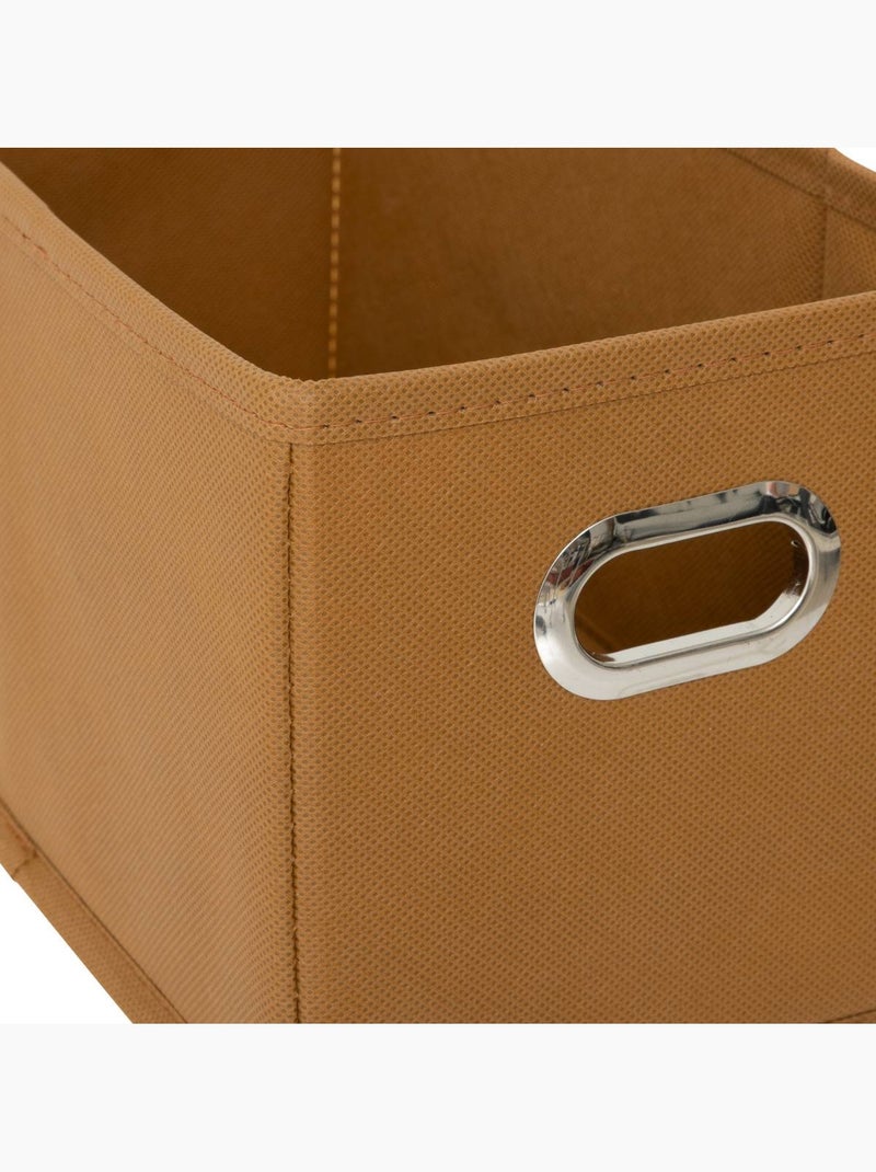 Panier de rangement en tissu MIX'N MODUL Moutarde - Kiabi
