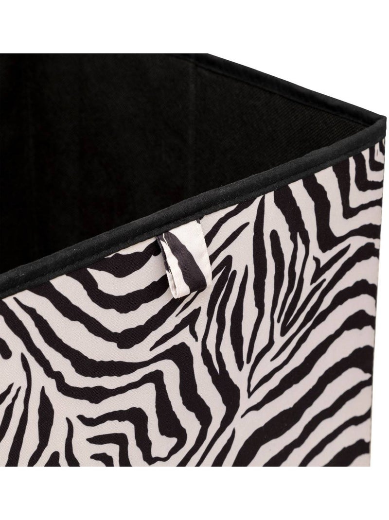 Panier de rangement en tissu MIX'N MODUL Noir - Kiabi