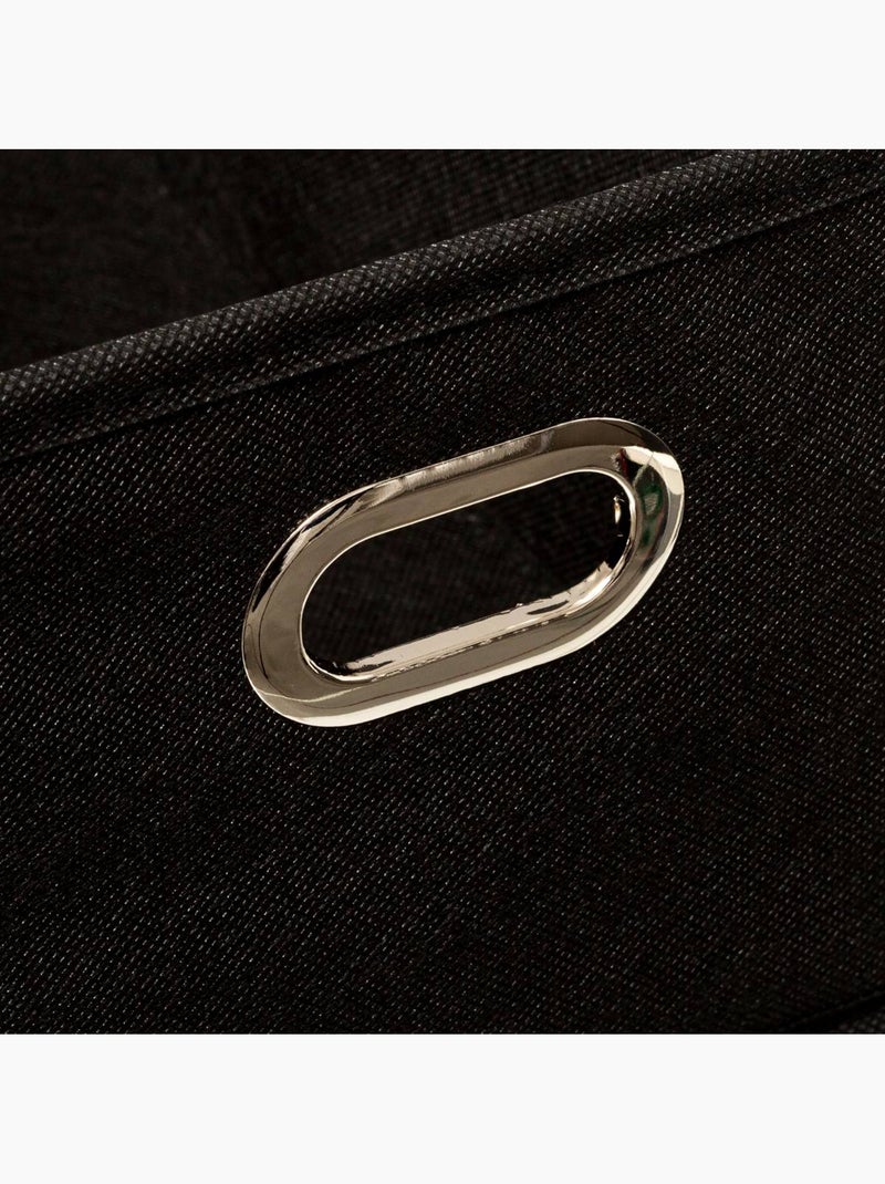 Panier de rangement en tissu MIX'N MODUL Noir - Kiabi