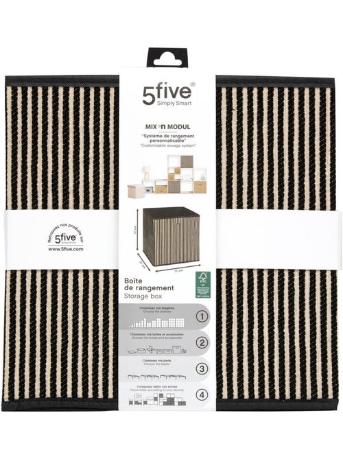 Panier de rangement en tissu MIX'N MODUL - Kiabi