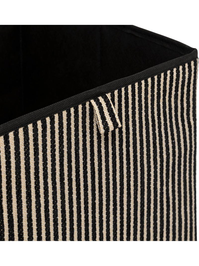 Panier de rangement en tissu MIX'N MODUL Noir - Kiabi