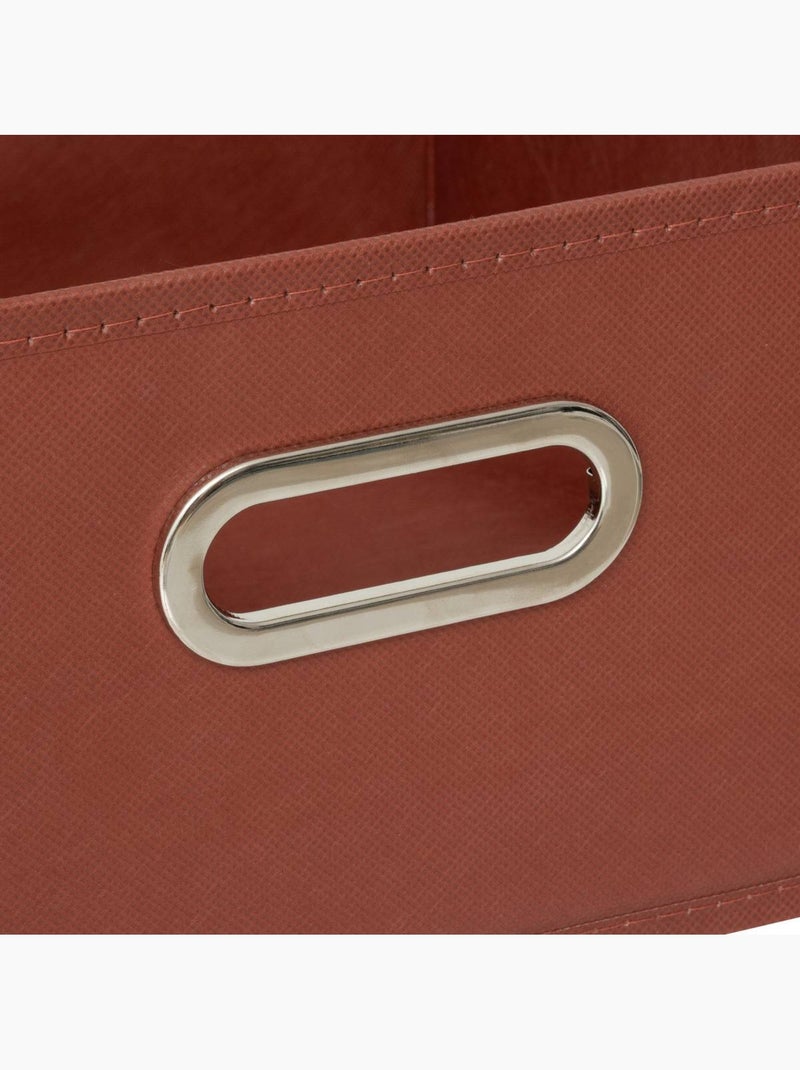 Panier de rangement en tissu MIX'N MODUL Terracotta - Kiabi