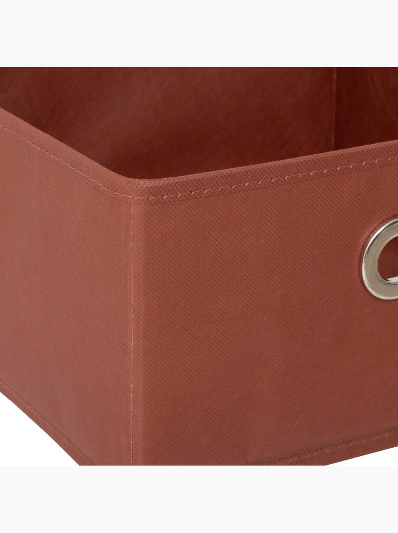 Panier de rangement en tissu MIX'N MODUL Terracotta - Kiabi