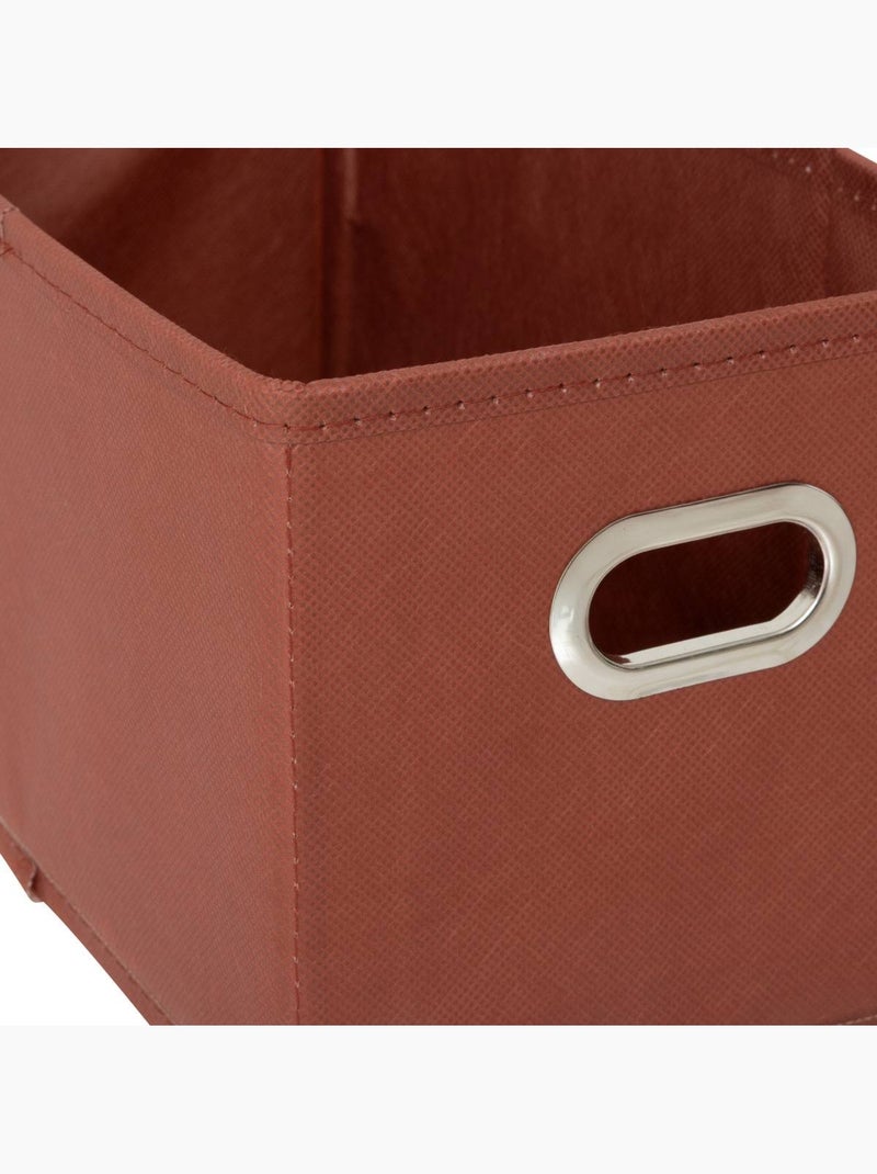 Panier de rangement en tissu MIX'N MODUL Terracotta - Kiabi